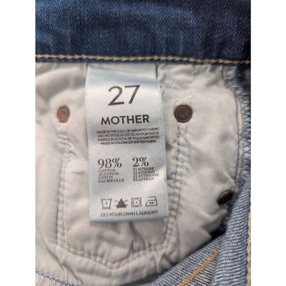 Mother Skinny, Not Skinny Jeans women's size 27‎ cream soda denim wash light - Picture 8 of 11